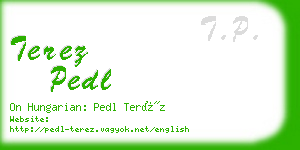 terez pedl business card